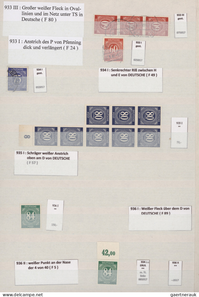 Alliierte Besetzung - Gemeinschaftsausgaben: 1946, Ziffern, Fast Nur Postfrische - Other & Unclassified