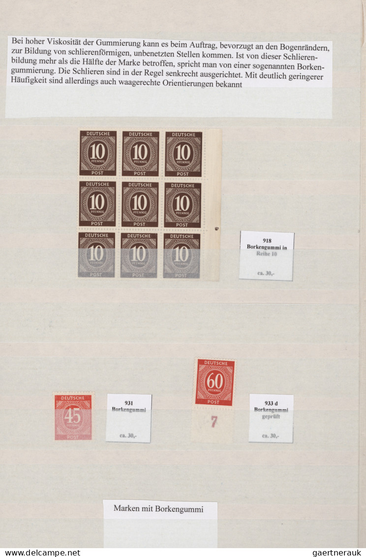 Alliierte Besetzung - Gemeinschaftsausgaben: 1946, Ziffern, Postfrische Spezialp - Autres & Non Classés