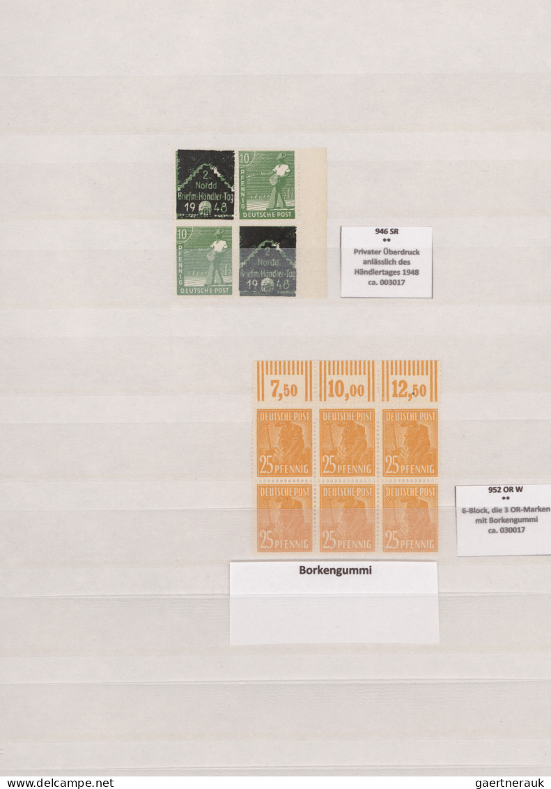 Alliierte Besetzung - Gemeinschaftsausgaben: 1946/1948, Arbeiter-Serie, Postfris - Other & Unclassified