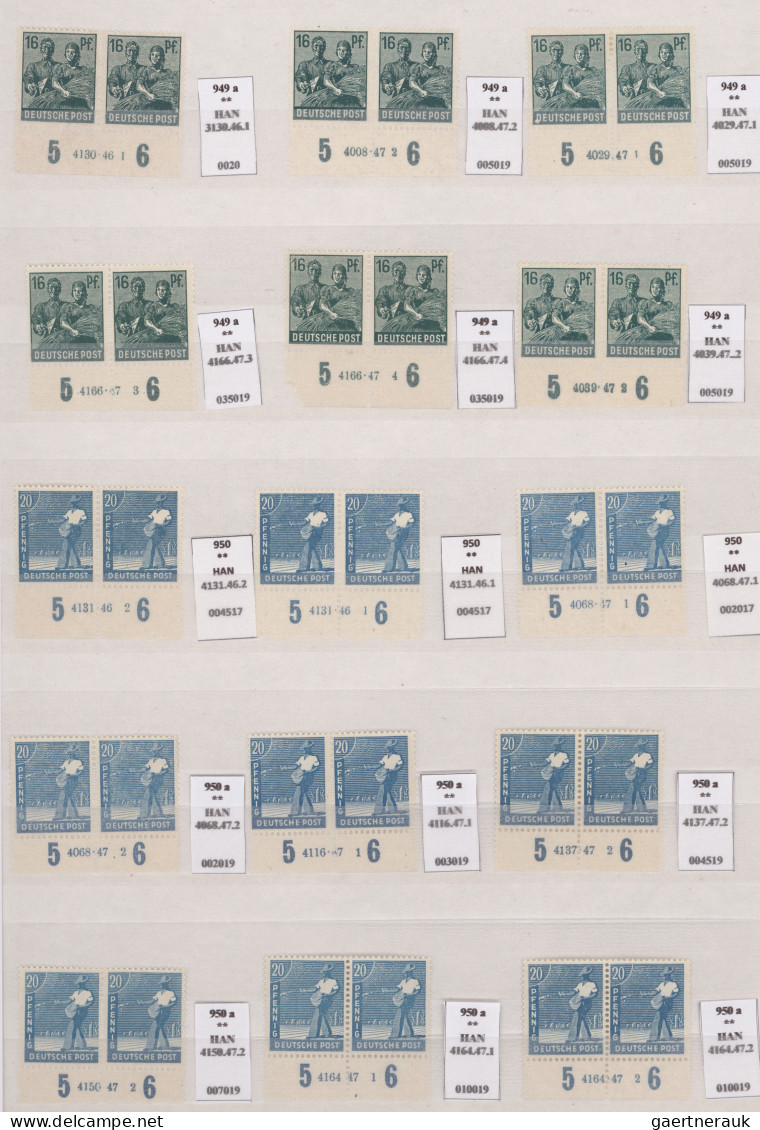 Alliierte Besetzung - Gemeinschaftsausgaben: 1946/1948, Hausauftragsnummern Der - Other & Unclassified