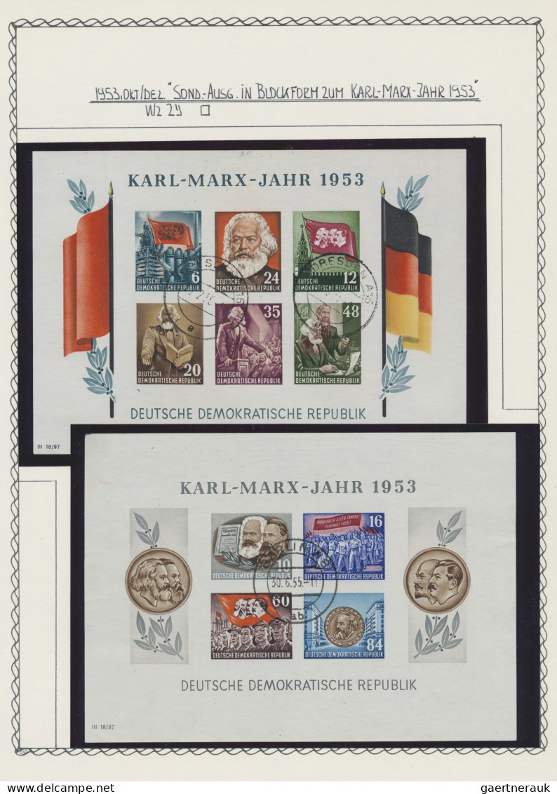 Sowjetische Zone Und DDR: 1945/1961, Interessante Teilsammlung SBZ Und DDR Sowie - Collections