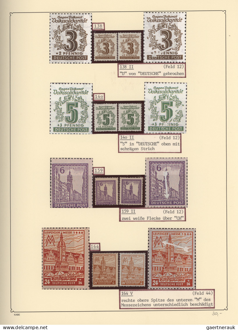 Sowjetische Zone Und DDR: 1945/1990, Spezialitäten/Besonderheiten, Umfangreiche - Colecciones