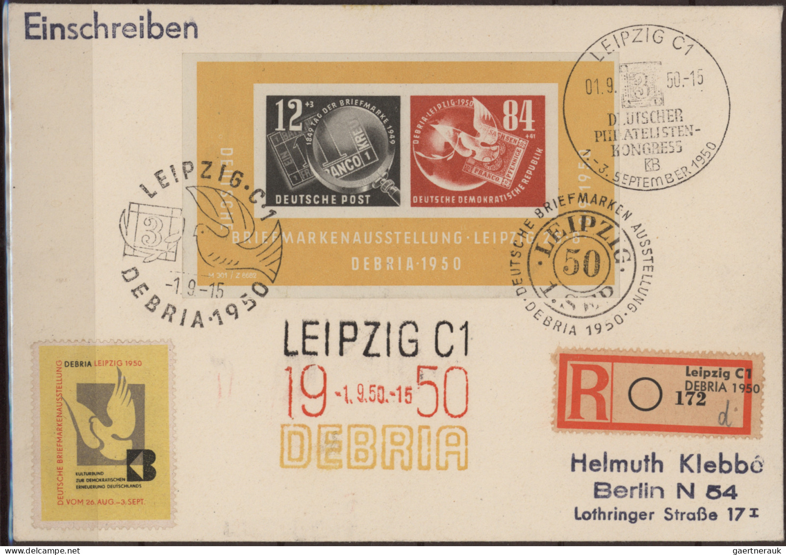 Sowjetische Zone Und DDR: 1946/1958 BLOCKS: Spezialsammlung Der Blockausgaben Vo - Verzamelingen