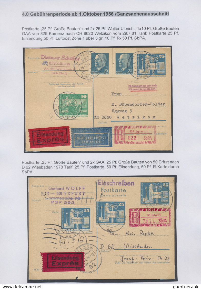 Sowjetische Zone und DDR: 1946/1990, Ausstellungssammlung "Eilsendungen in der S