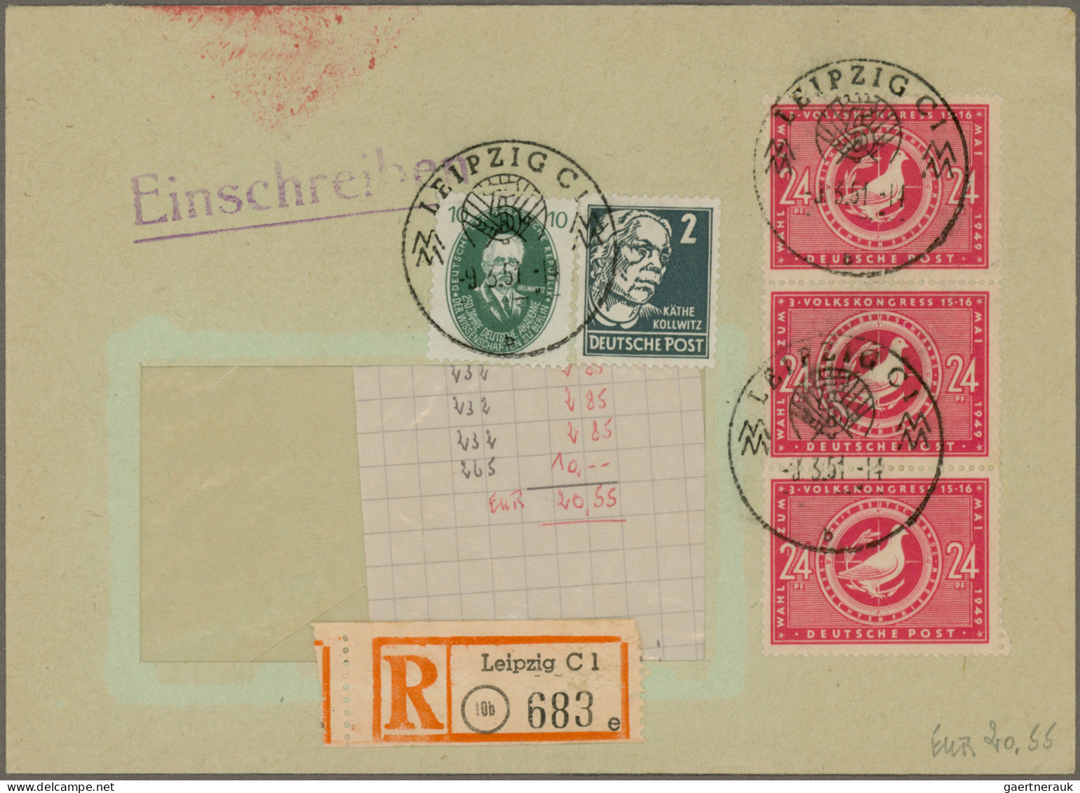 Sowjetische Zone - Allgemeine Ausgaben: 1946/1948, Posten Von über 70 Briefen Mi - Other & Unclassified