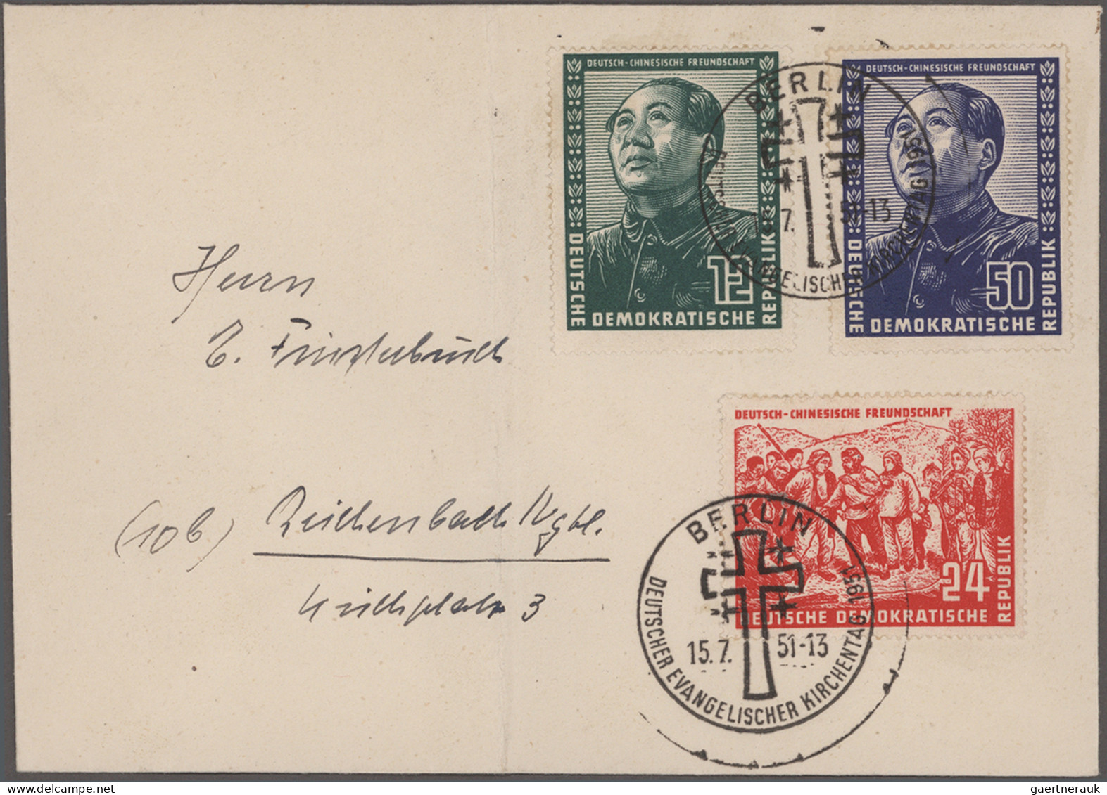 DDR: 1949/1964, Partie Von Ca. 200 Briefen Und Karten Mit Etlichen Interessanten - Collections