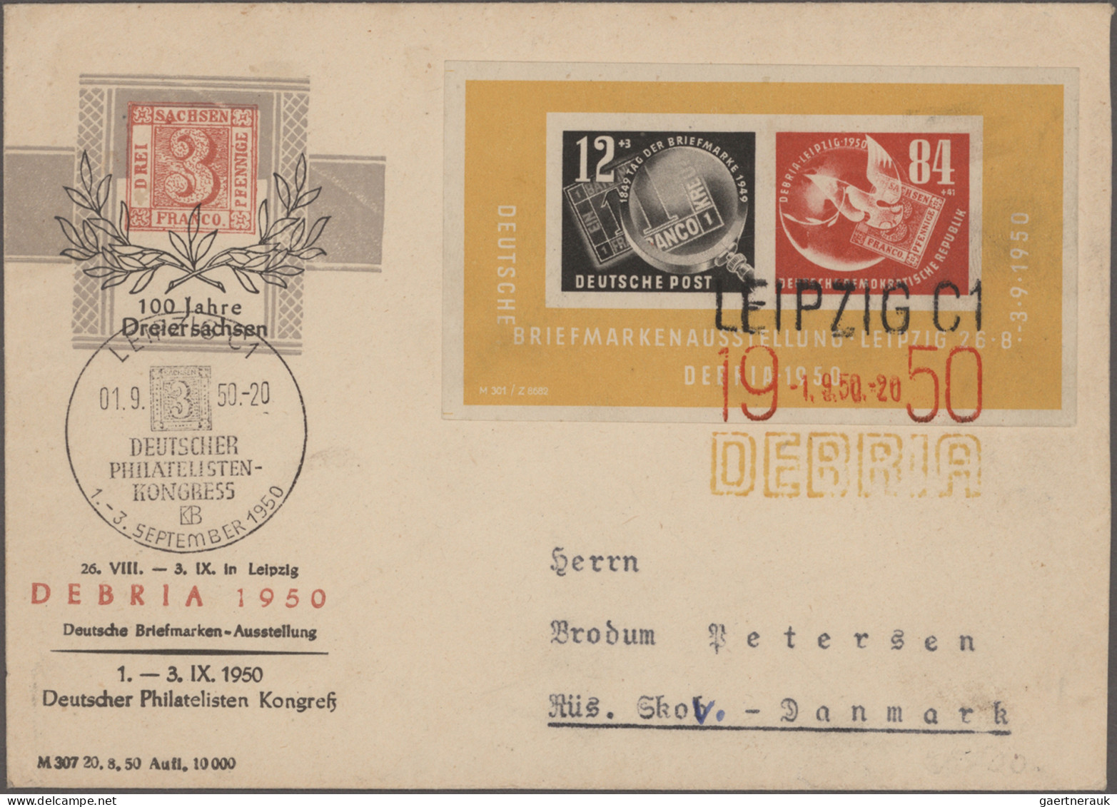 DDR: 1949/1964, Partie Von Ca. 200 Briefen Und Karten Mit Etlichen Interessanten - Sammlungen