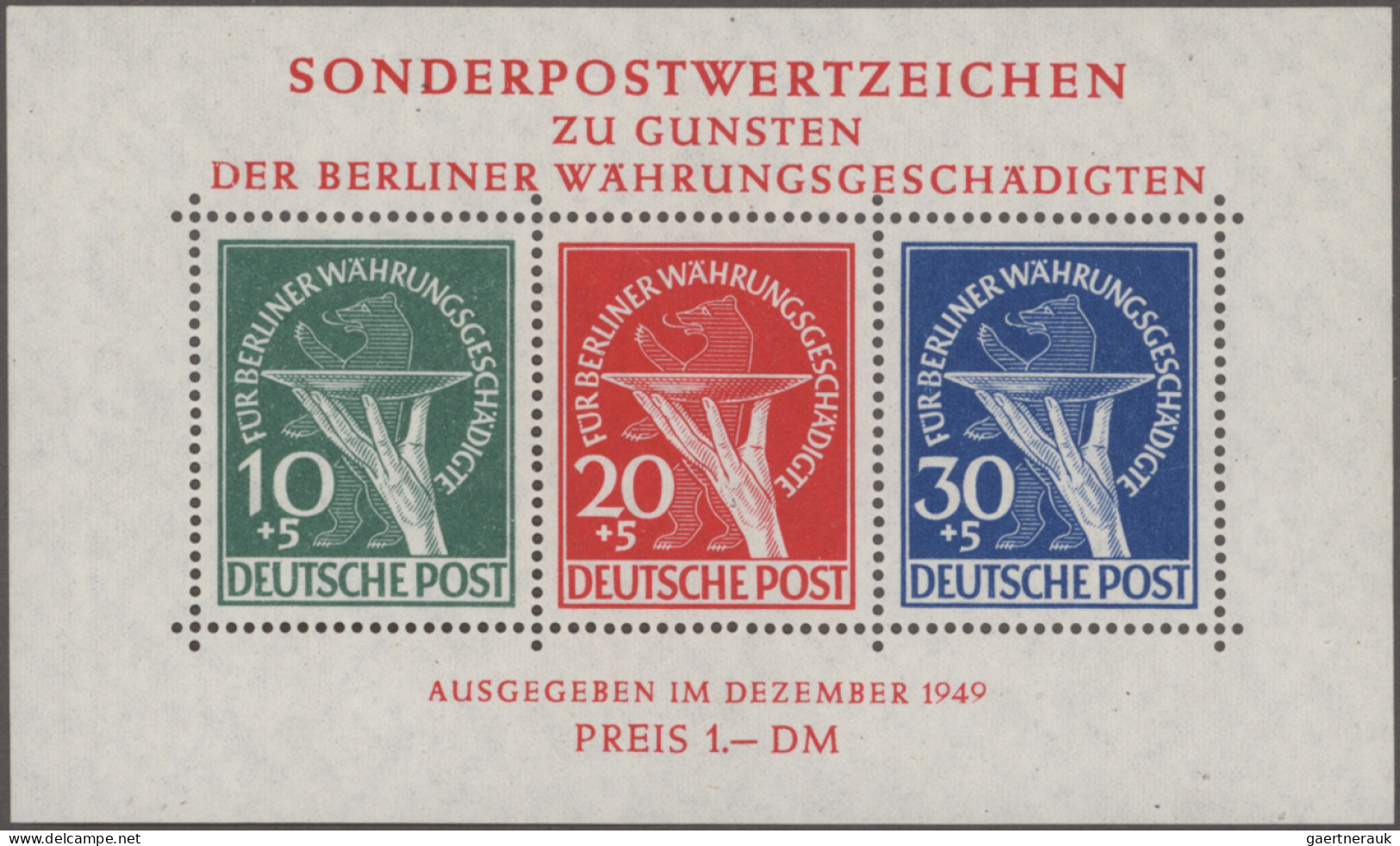 DDR: 1949/1980 Ca., Nachlass Mit Marken Aus Deutschland, Der DDR Etwas Spezialis - Collections