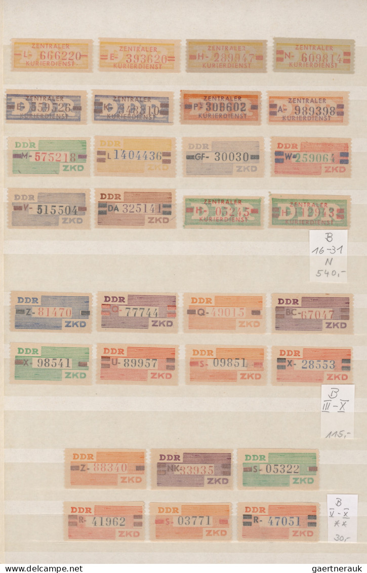 DDR: 1949/1990, Augenscheinlich überkomplette Postfrische Qualitäts-Sammlung In - Sammlungen