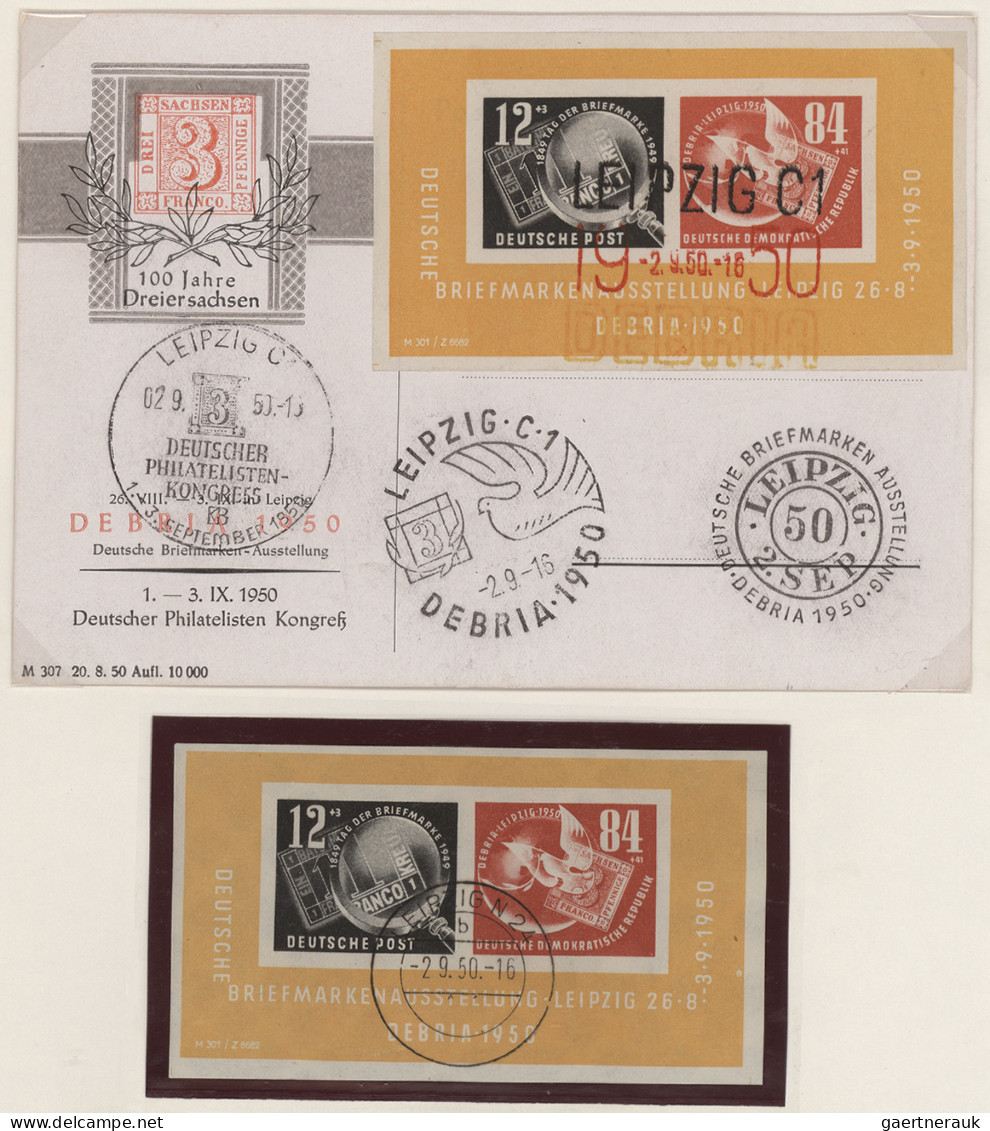 DDR: 1949/1990, In Den Hauptnummern Komplette Postfrische Sammlung In Vier Leuch - Collections