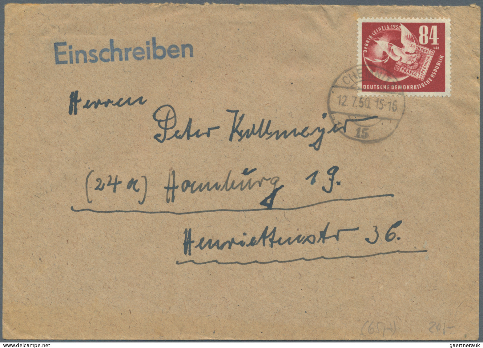 DDR: 1950/1956, Partie Von 14 Belegen, Teils Ein Wenig Spuren, Dabei U.a. MiNr. - Colecciones