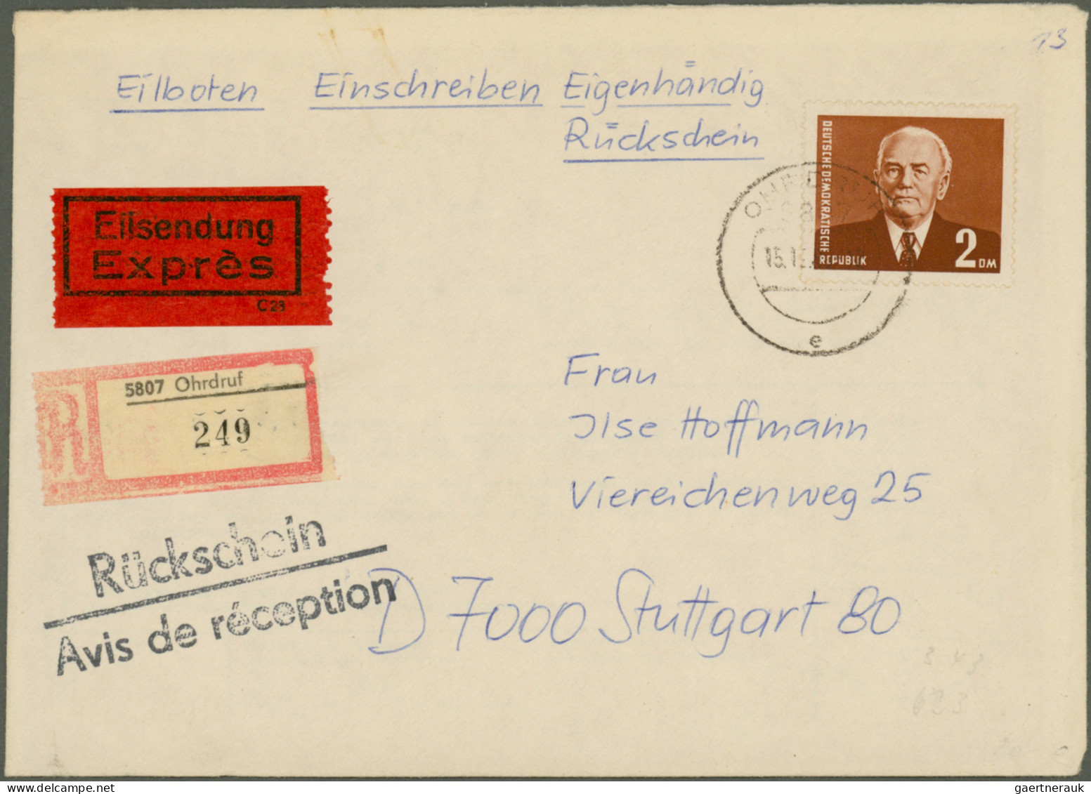 DDR: 1950/1990 (ca.), Umfangreicher Bestand Von Ca. 330 (meist Philatelistischen - Colecciones