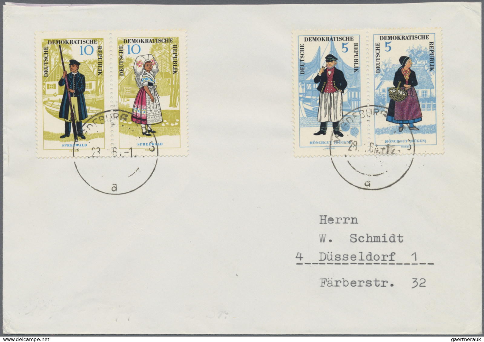 DDR: 1950/1990 (ca.), Umfangreicher Bestand Von Ca. 330 (meist Philatelistischen - Colecciones