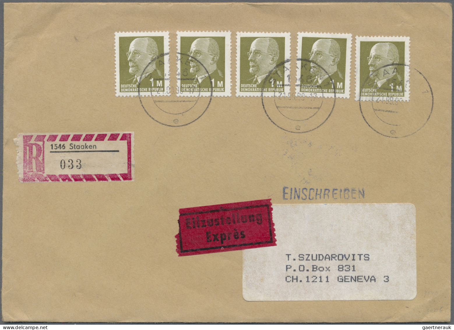 DDR: 1950/1990 (ca.), Umfangreicher Bestand Von Ca. 330 (meist Philatelistischen - Colecciones