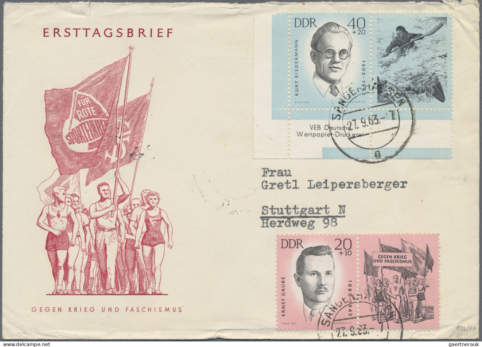 DDR: 1950/1990 (ca.), Umfangreicher Bestand Von Ca. 330 (meist Philatelistischen - Colecciones