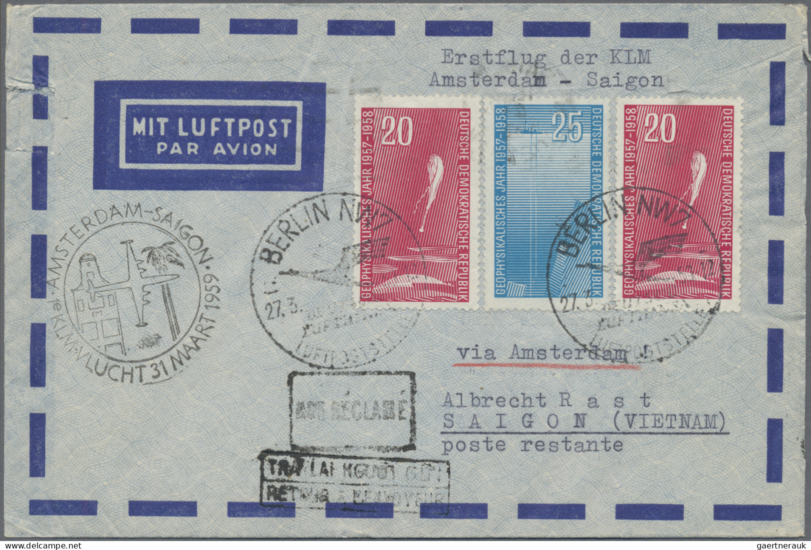 DDR: 1950/1990 (ca.), umfangreicher Bestand von ca. 330 (meist philatelistischen