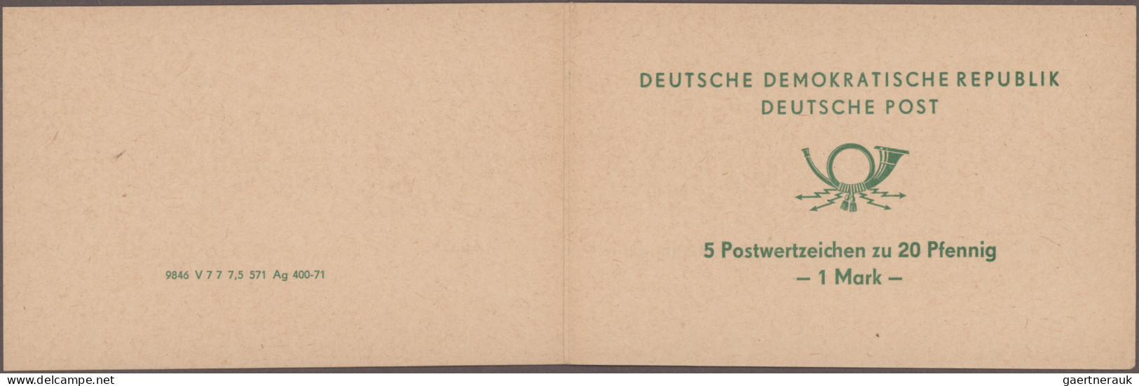 DDR - Markenheftchen: 1955/1990, Reichhaltige, Saubere Und Sehr Spezialisierte S - Carnets