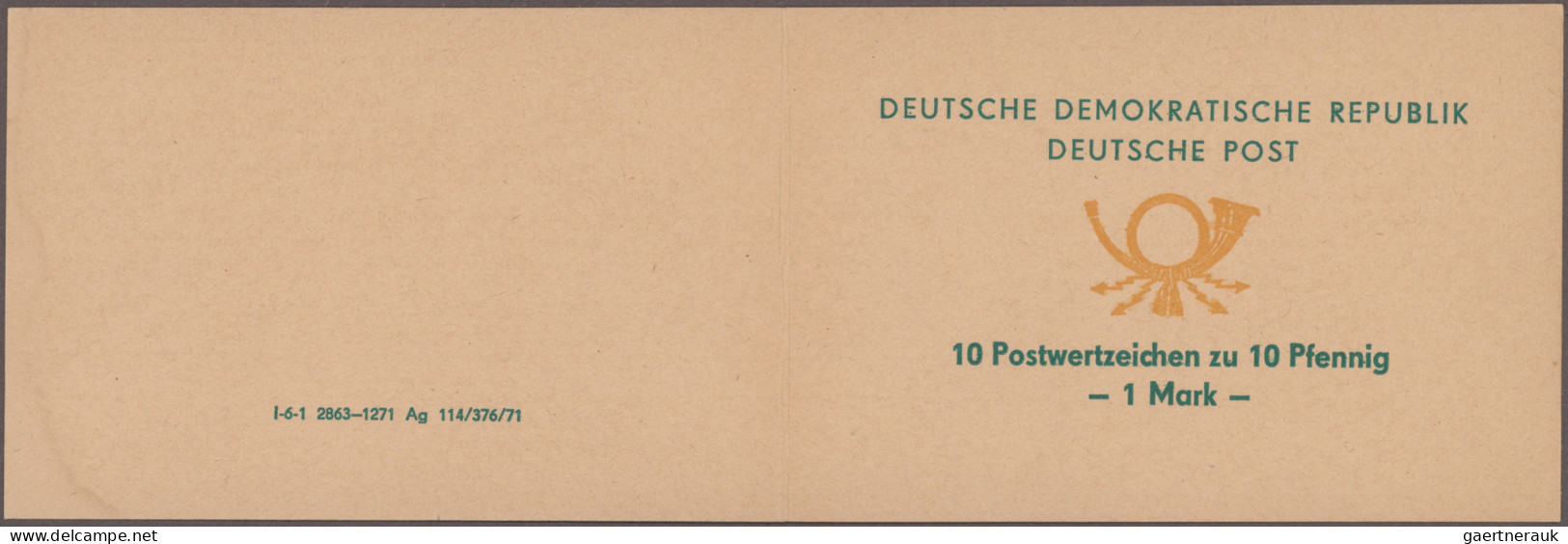 DDR - Markenheftchen: 1955/1990, Reichhaltige, Saubere Und Sehr Spezialisierte S - Carnets