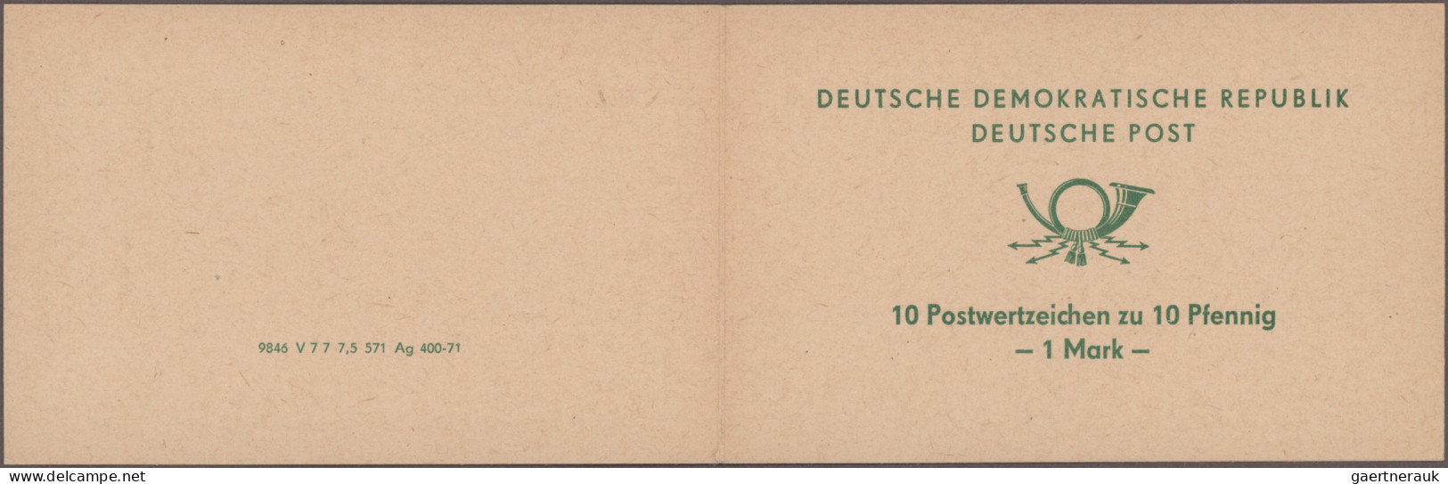 DDR - Markenheftchen: 1955/1990, Reichhaltige, Saubere Und Sehr Spezialisierte S - Postzegelboekjes