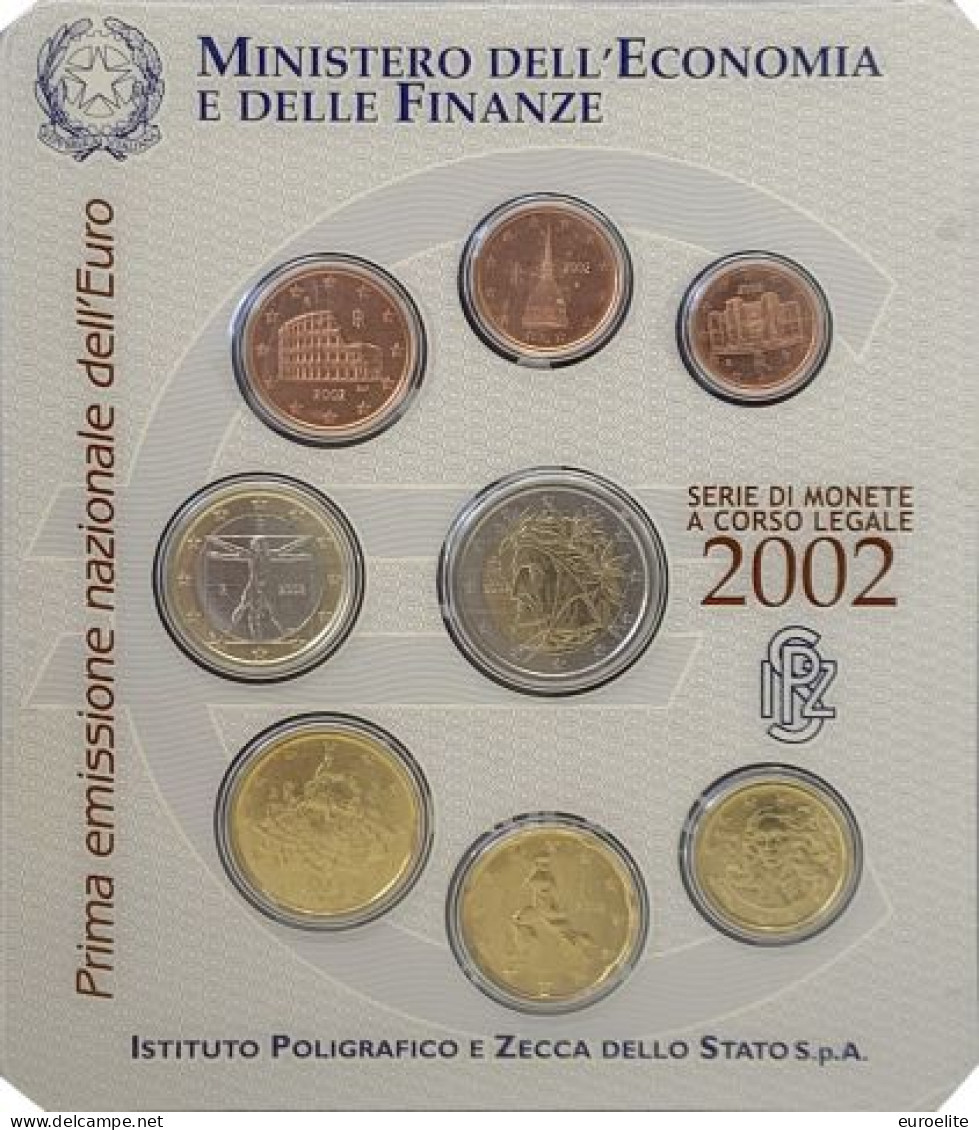 Divisionale Italia 2002 - 8 Monete - Italien