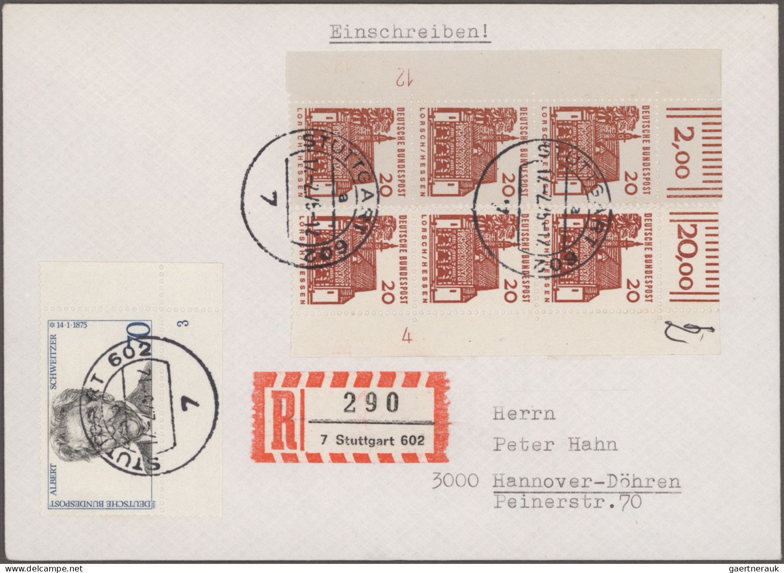 Bundesrepublik Und Berlin: 1972/1974, Marken Der Freimarkenserien Brandenburger - Collections