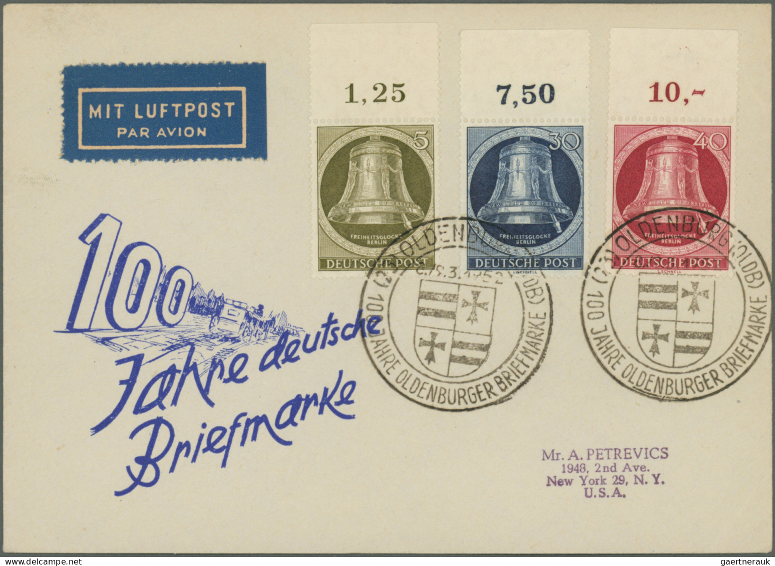 Berlin: 1850/1992 (ca.), Fast Nur Bis 1955, Vielseitige Partie Von Ca. 155 Beleg - Lettres & Documents