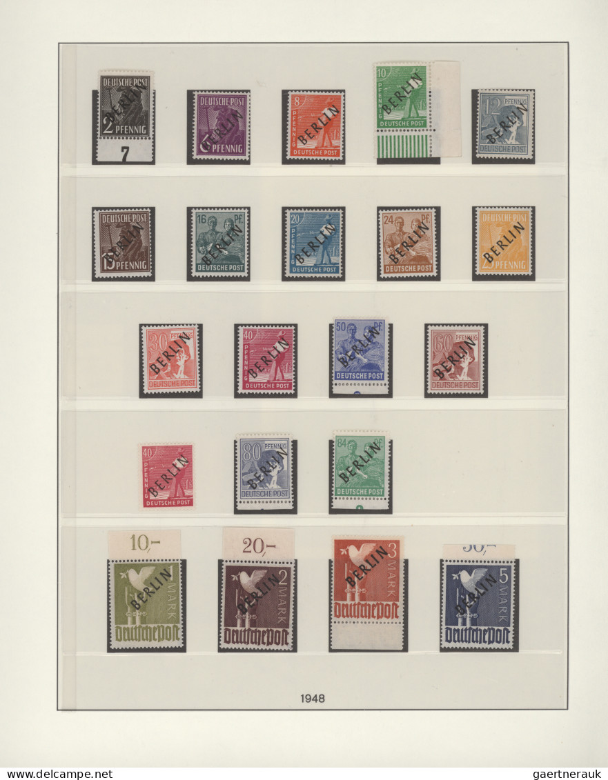 Berlin: 1948 - 1974, Augenscheinlich Komplette Postfrische Und Gestempelte Samml - Used Stamps