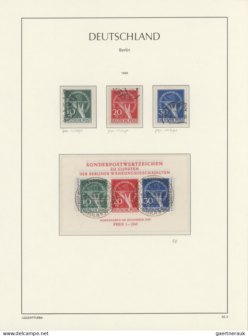 Berlin: 1948/1990, Augenscheinlich Komplette Sammlung In Gestempelter Erhaltung - Used Stamps