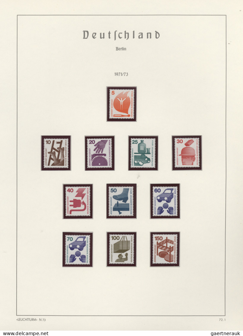 Berlin: 1948/1990, in den Hauptnummern komplette postfrische Sammlung im Vordruc