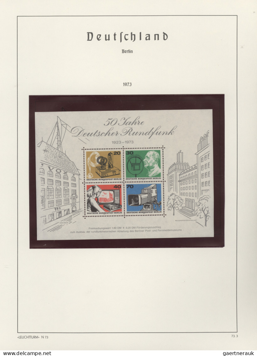 Berlin: 1948/1990, in den Hauptnummern komplette postfrische Sammlung im Vordruc