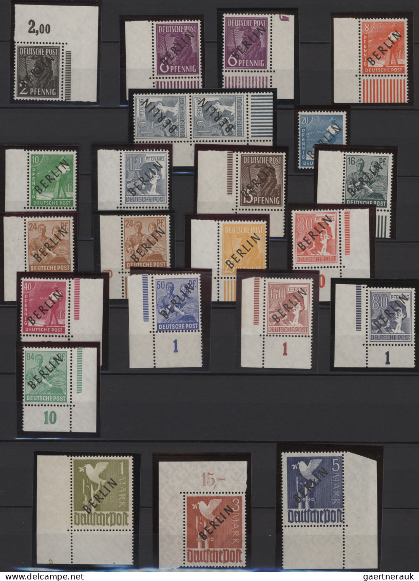 Berlin: 1948/1990, Interessante Und Sehr Werthaltige Kollektion In Beiden Erhalt - Used Stamps