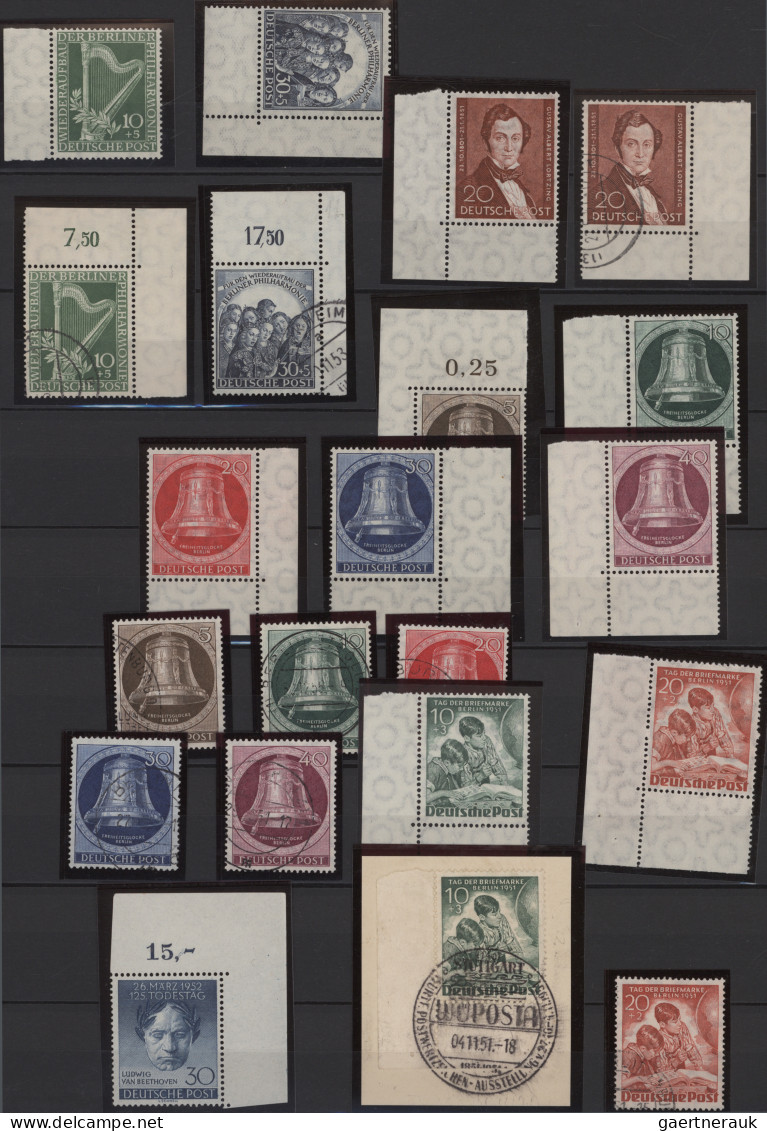 Berlin: 1948/1990, Interessante Und Sehr Werthaltige Kollektion In Beiden Erhalt - Used Stamps