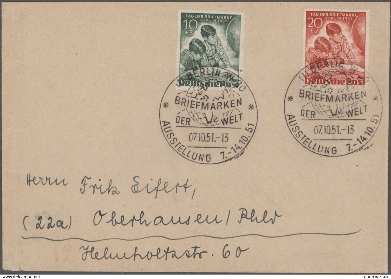 Berlin: 1949/1964, Saubere Partie Von 60 Briefen Und Karten In Netter Vielfalt, - Covers & Documents