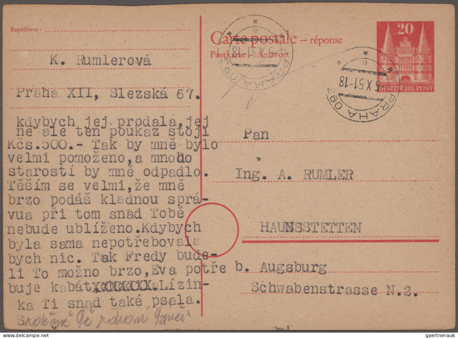 Bizone - Ganzsachen: 1948/1951, Partie Von Ca. 53 Gebrauchten Und Ungebrauchten - Sonstige & Ohne Zuordnung