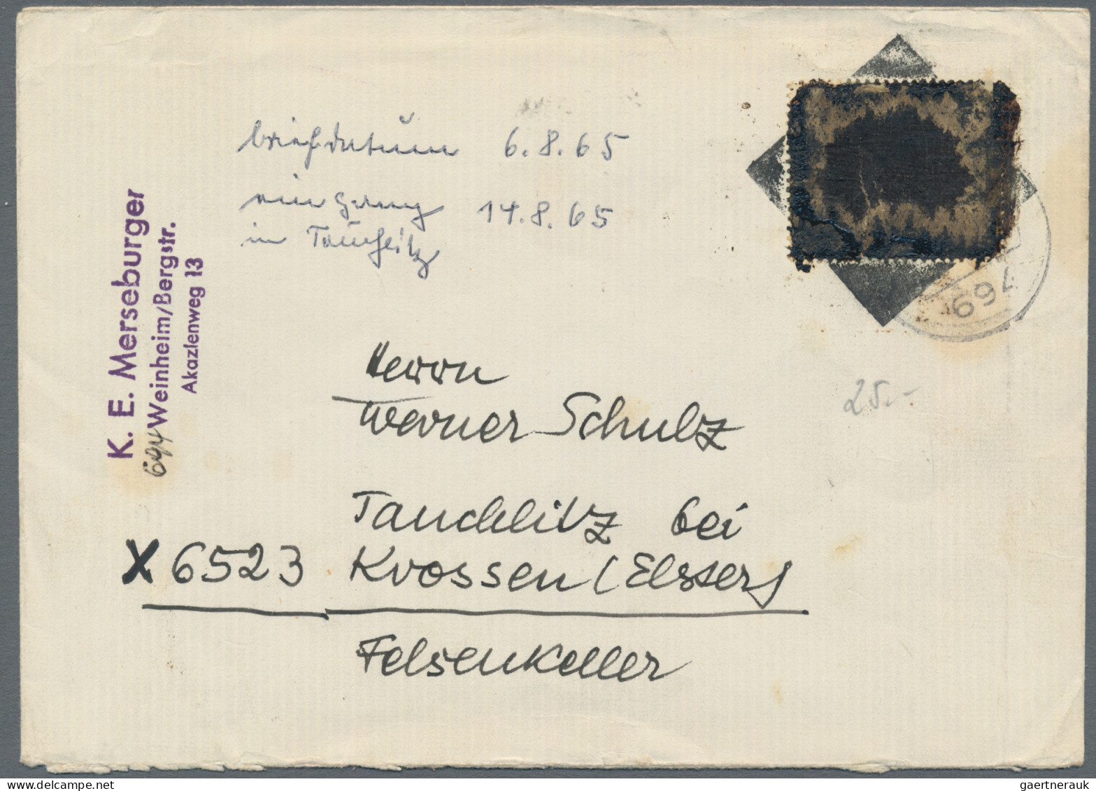 Bundesrepublik Und Berlin - Postkrieg: POSTKRIEG, Ab Kriegsgefangenen-Marke 1952 - Sonstige & Ohne Zuordnung