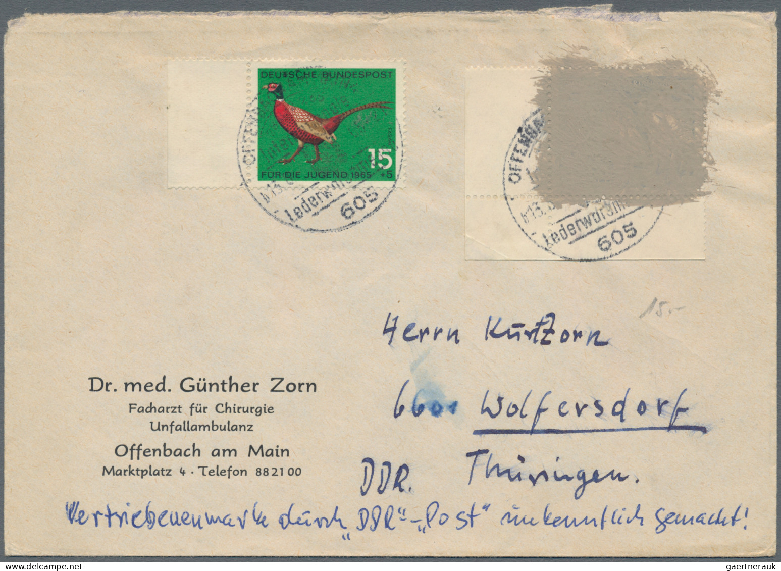 Bundesrepublik und Berlin - Postkrieg: POSTKRIEG, ab Kriegsgefangenen-Marke 1952