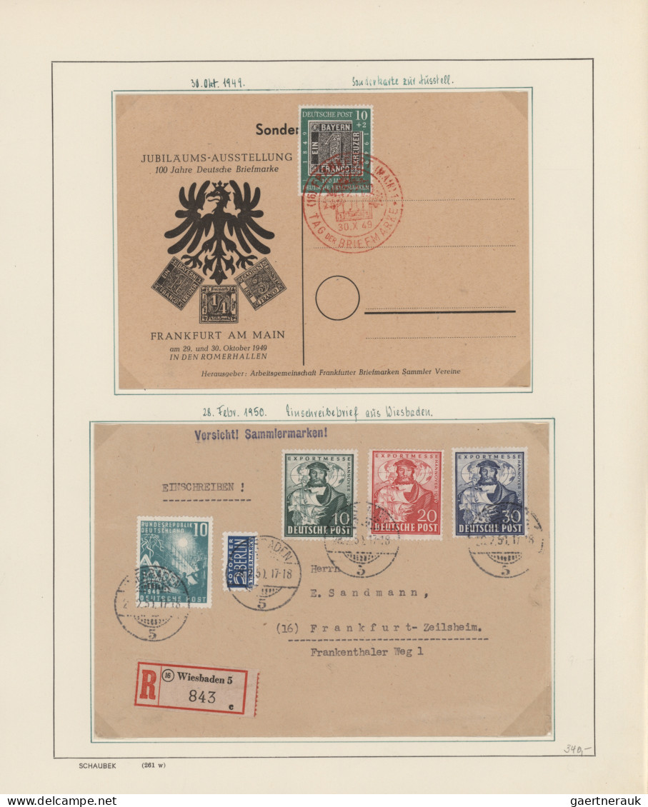 Bundesrepublik Deutschland: 1945/1979, BIZONE/BUND: Saubere Gestempelte Sammlung - Colecciones