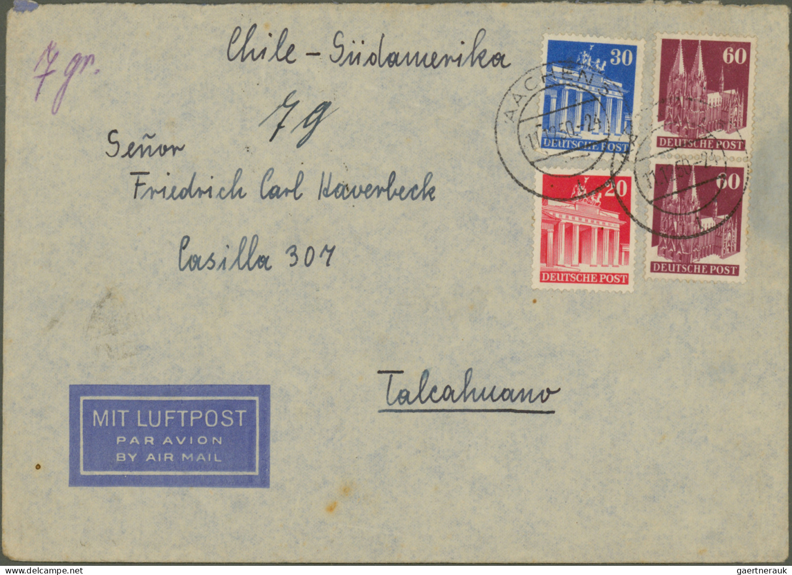 Bundesrepublik Deutschland: 1948/1968, Vielseitige Partie Von über 70 (meist Luf - Collections