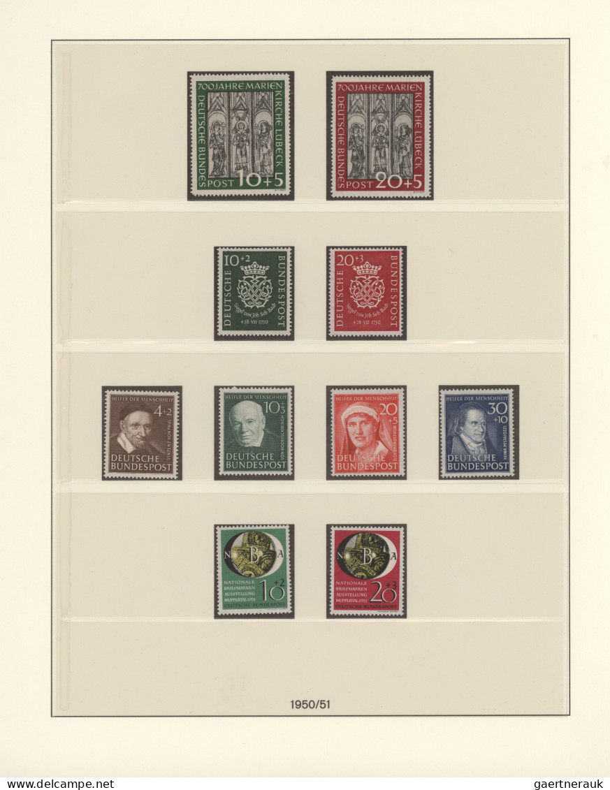 Bundesrepublik Deutschland: 1949 - 1969, In Den Hauptnummern Komplette Postfrisc - Colecciones