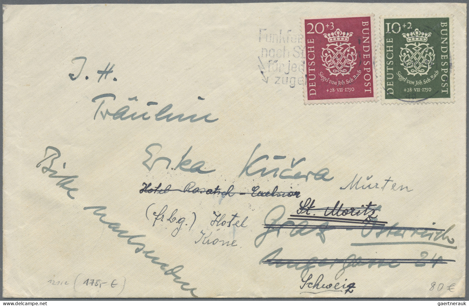 Bundesrepublik Deutschland: 1949/1955 (ca.), Alter Bestand Von Etwa 280 Belegen - Collections