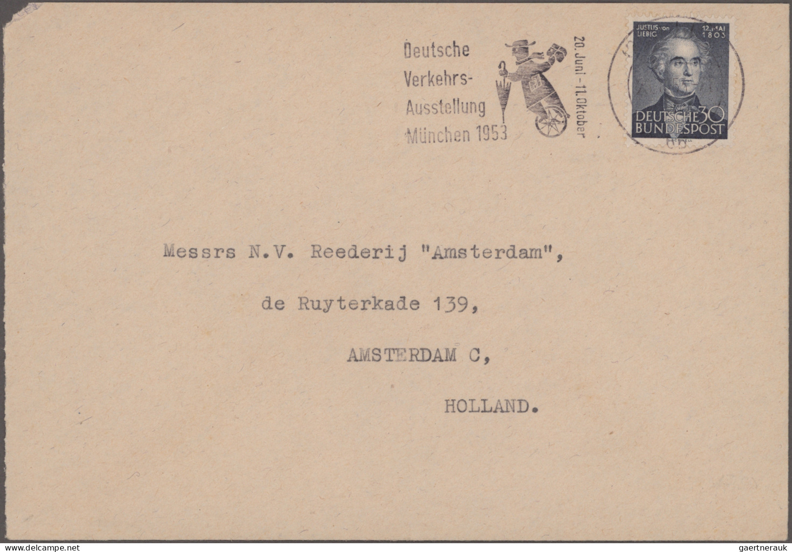 Bundesrepublik Deutschland: 1949/1955, Partie Von 40 Briefen Und Karten Mit Port - Sammlungen