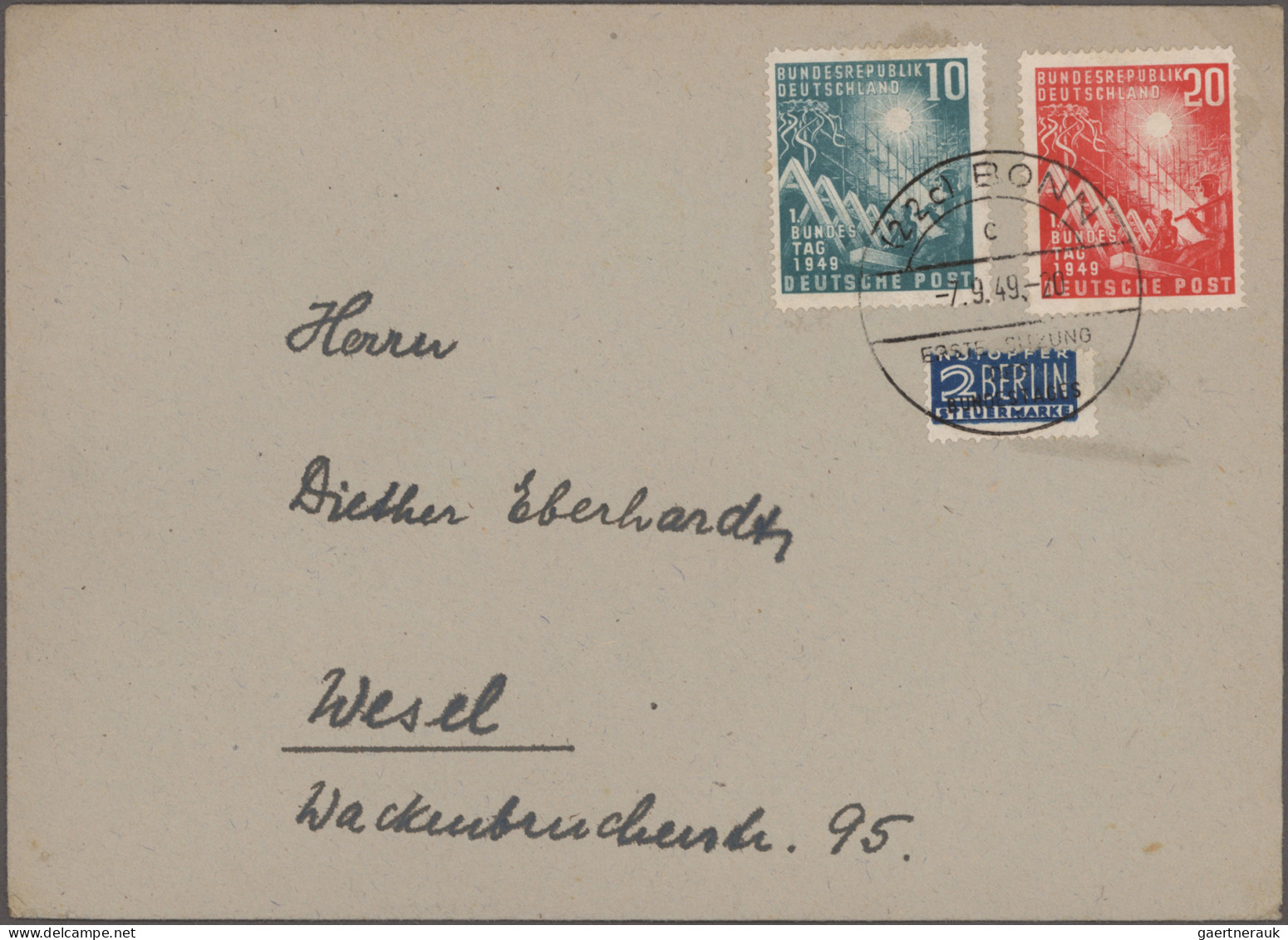Bundesrepublik Deutschland: 1949/1955, Saubere Partie Von Zwölf Verschiedenen FD - Colecciones