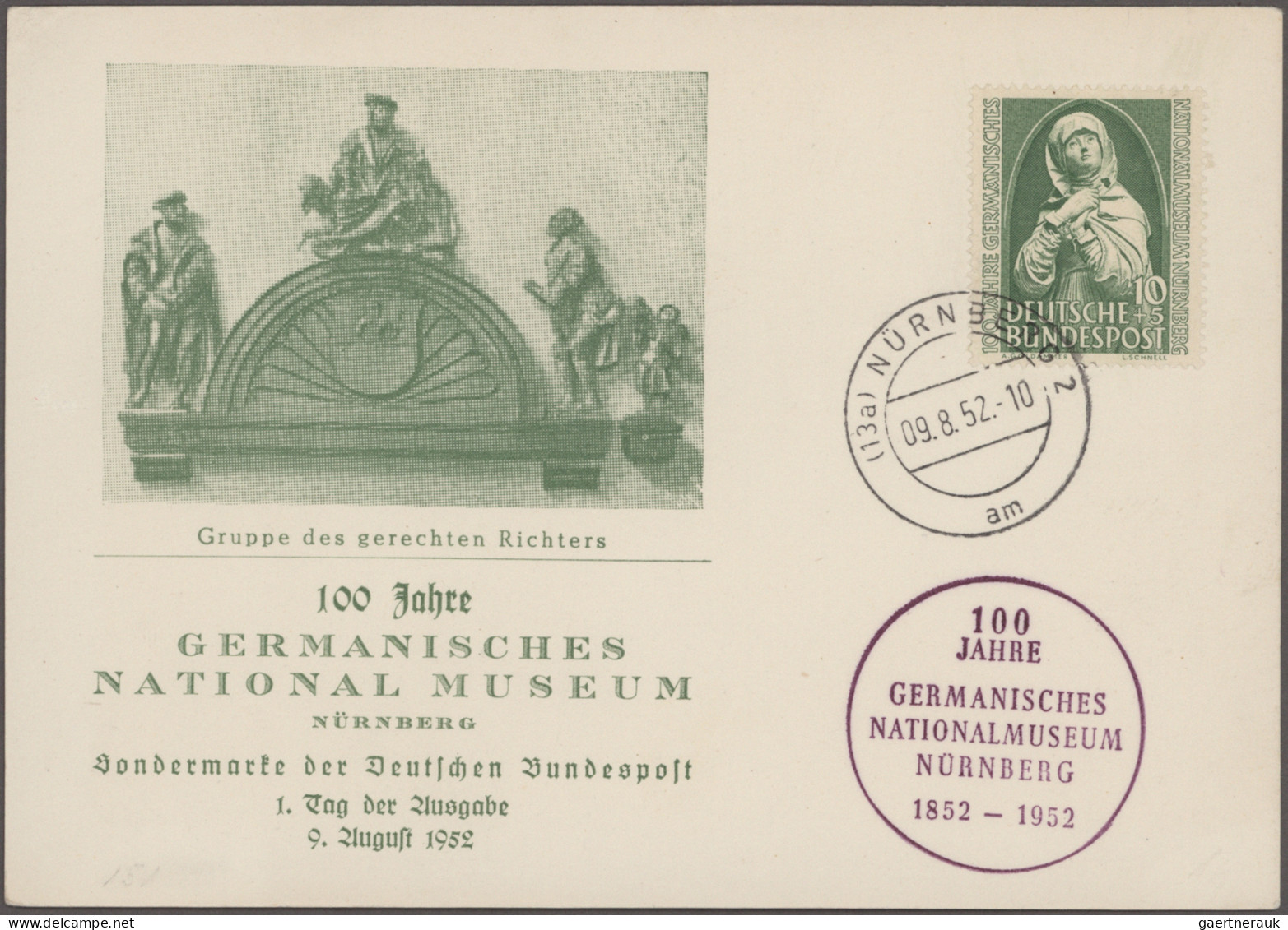 Bundesrepublik Deutschland: 1949/1955, Saubere Partie Von Zwölf Verschiedenen FD - Collections