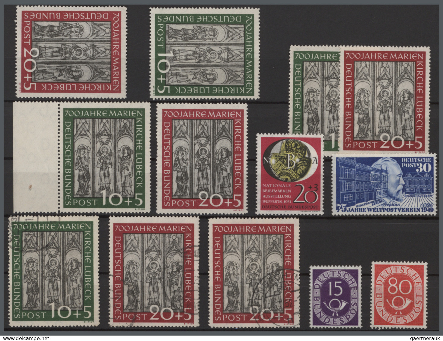 Bundesrepublik Deutschland: 1949/1959, Reichhaltiger, Oft Postfrischer Bestand A - Collections