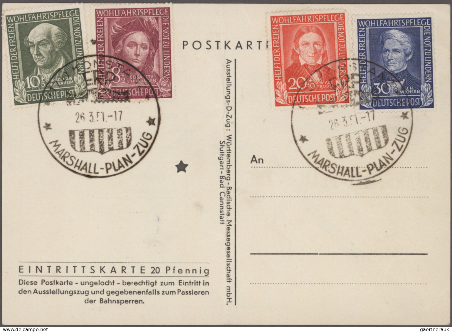 Bundesrepublik Deutschland: 1949/1961, Partie Von Ca. 200 Briefen Und Karten, Da - Verzamelingen