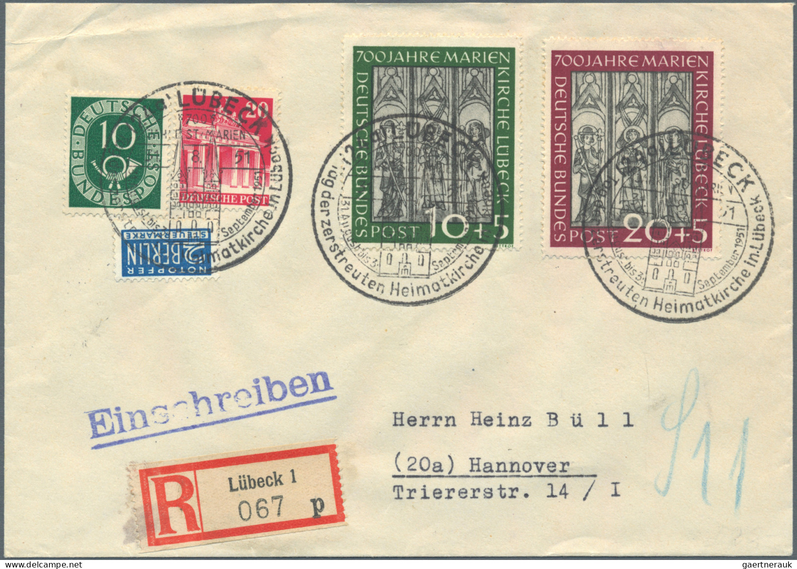 Bundesrepublik Deutschland: 1949/1964, Saubere Sammlung Von Ca. 150 Briefen Und - Sammlungen