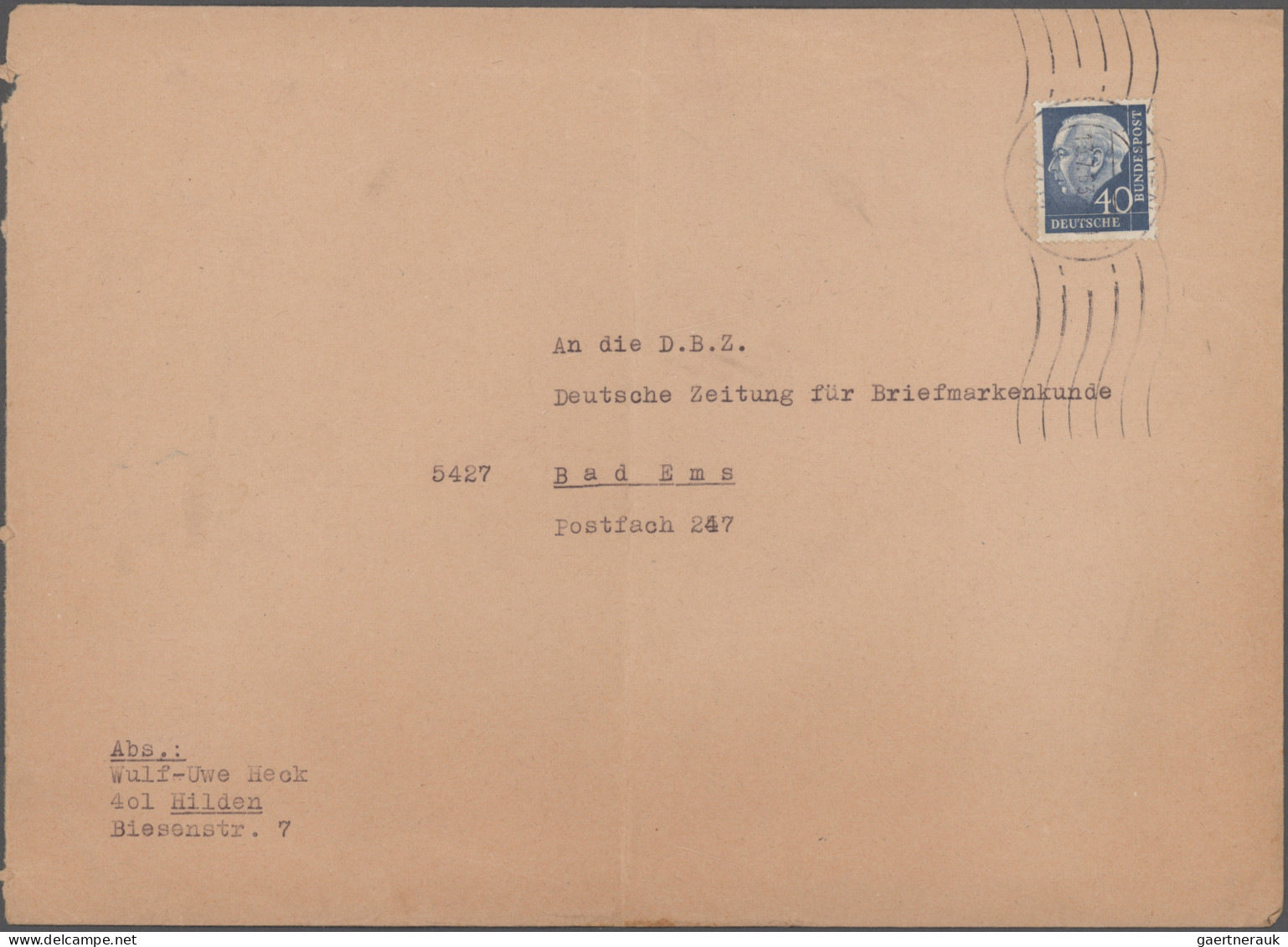 Bundesrepublik Deutschland: 1949/1965, Partie Von 13 Belegen, (größerformatige) - Collections