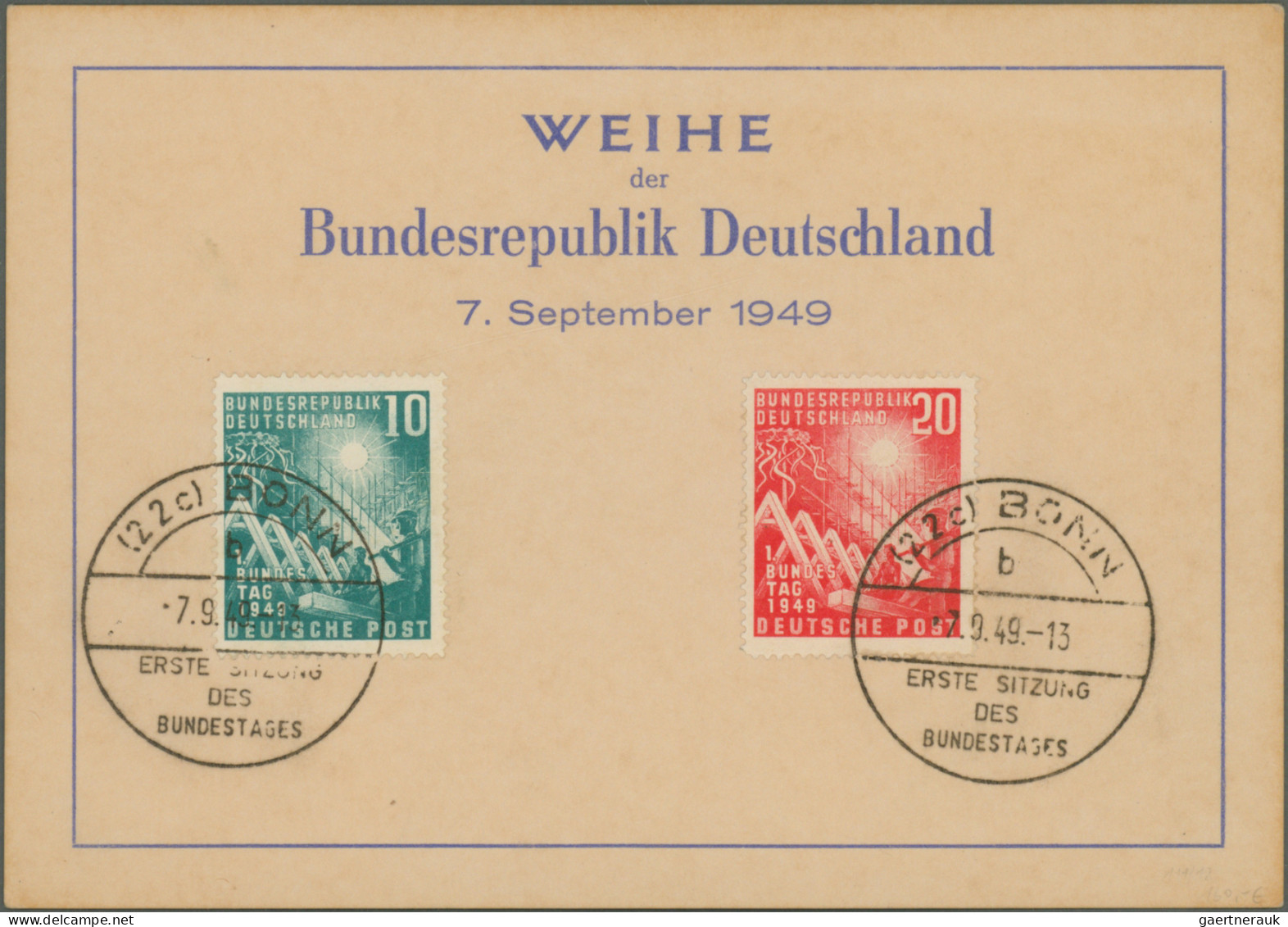 Bundesrepublik Deutschland: 1949/1980 (ca.), Partie Von Ca. 360 Sonderbelegen Un - Collections