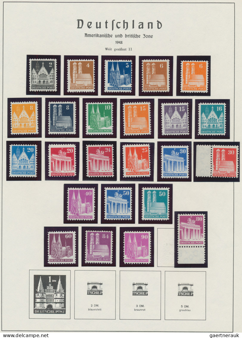 Bundesrepublik Deutschland: 1949/2000, In Hauptnummern Bis Auf 50-90 Pfg. Postho - Colecciones