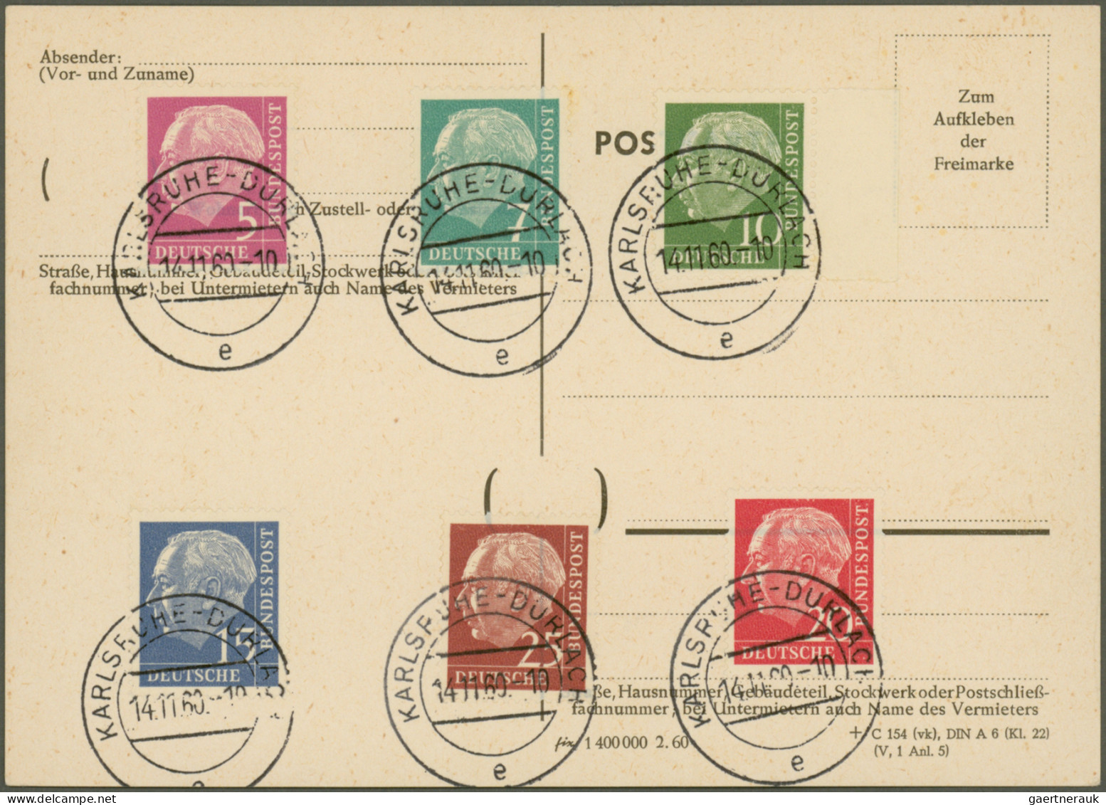 Bundesrepublik Deutschland: 1951/1967, vielseitige Partie von ca. 78 Briefen und
